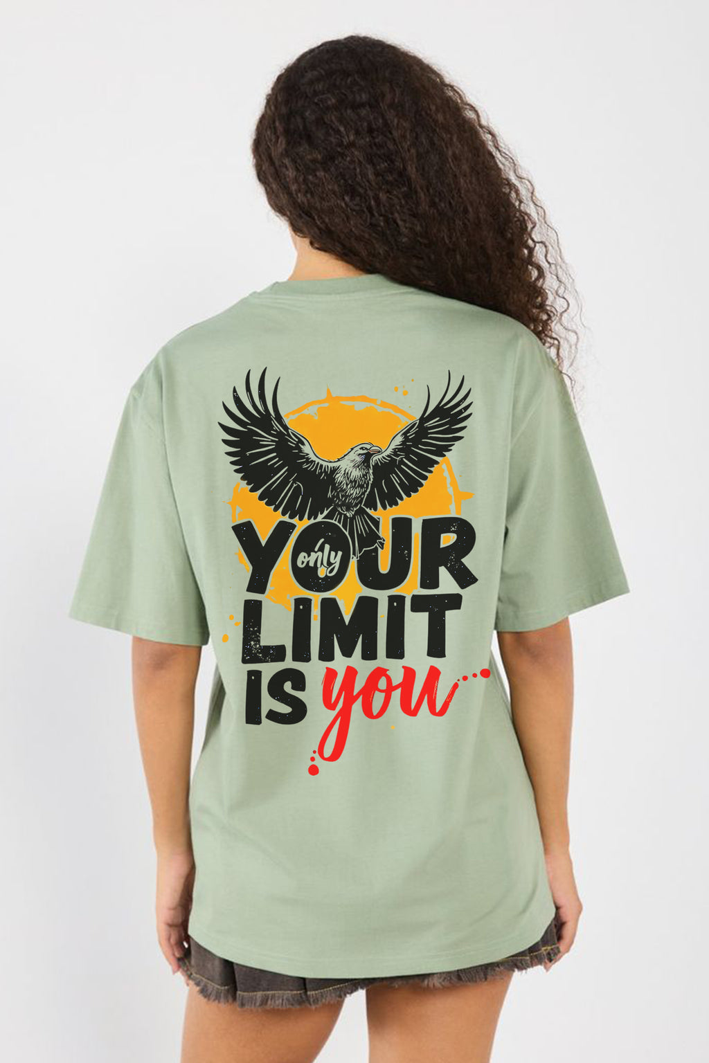 "Your Limit is You" Oversized Unisex T-Shirt