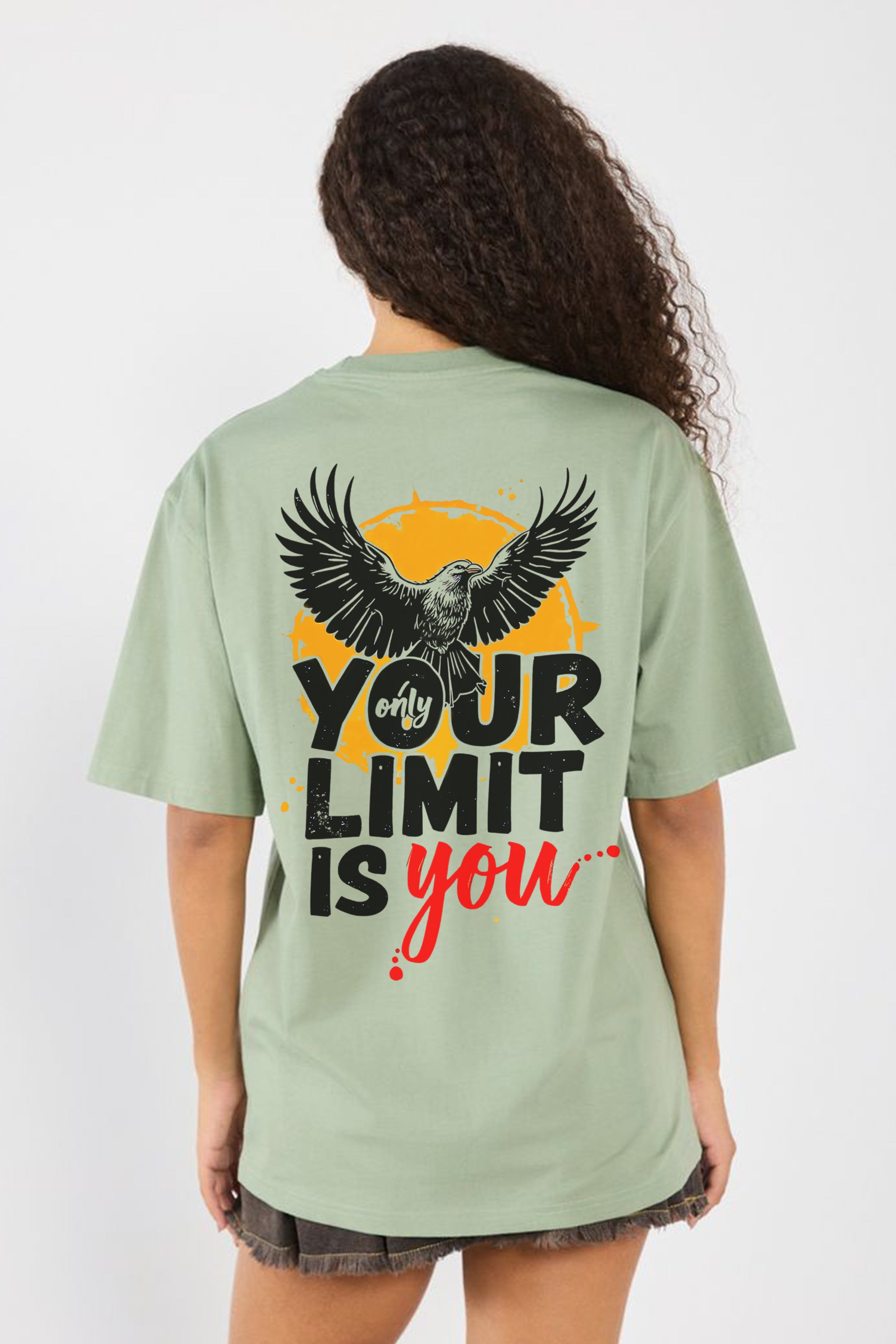 "Your Limit is You" Oversized Unisex T-Shirt