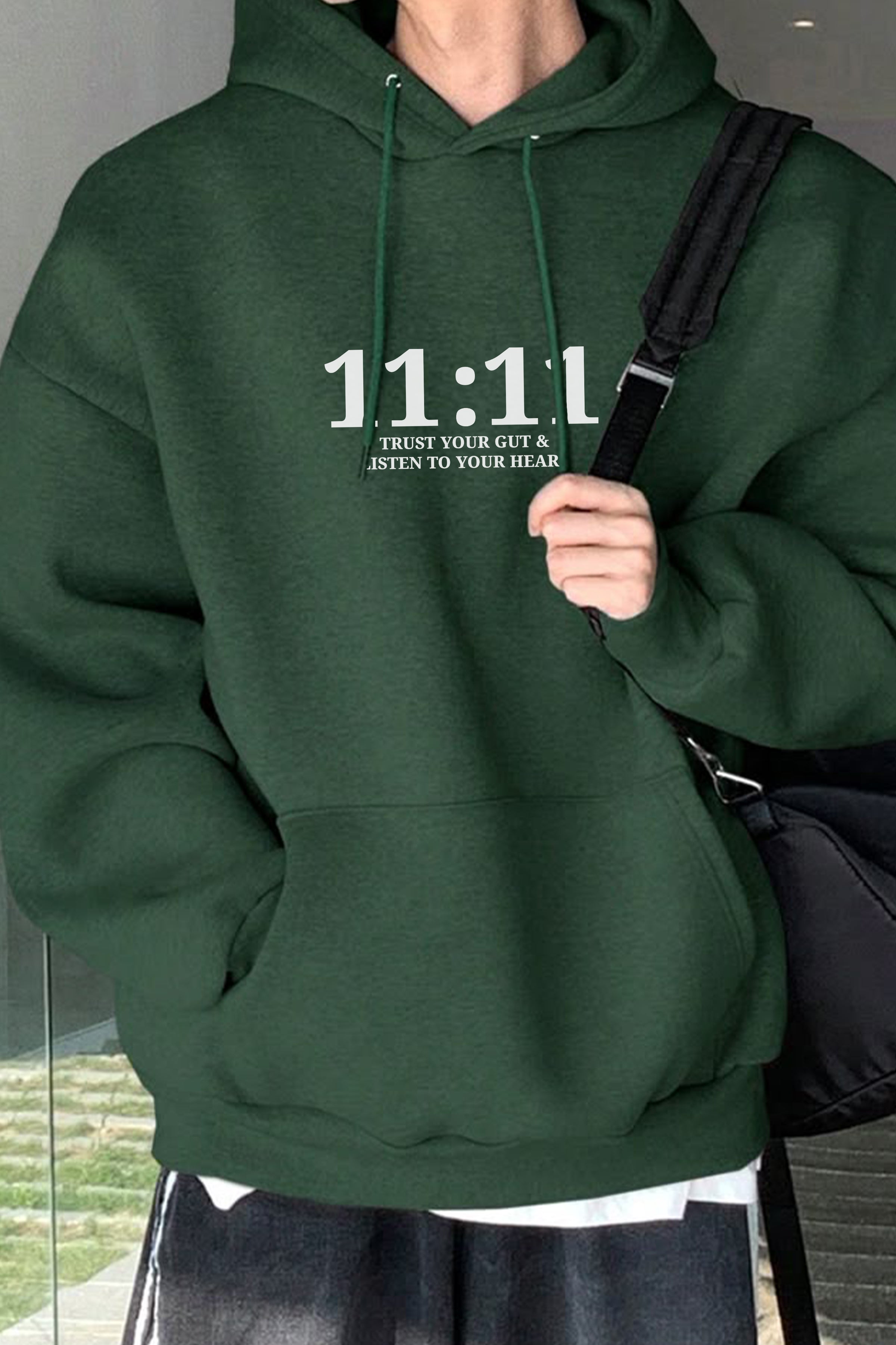 "11:11 Trust Your Gut" Oversized Unisex Hoodie