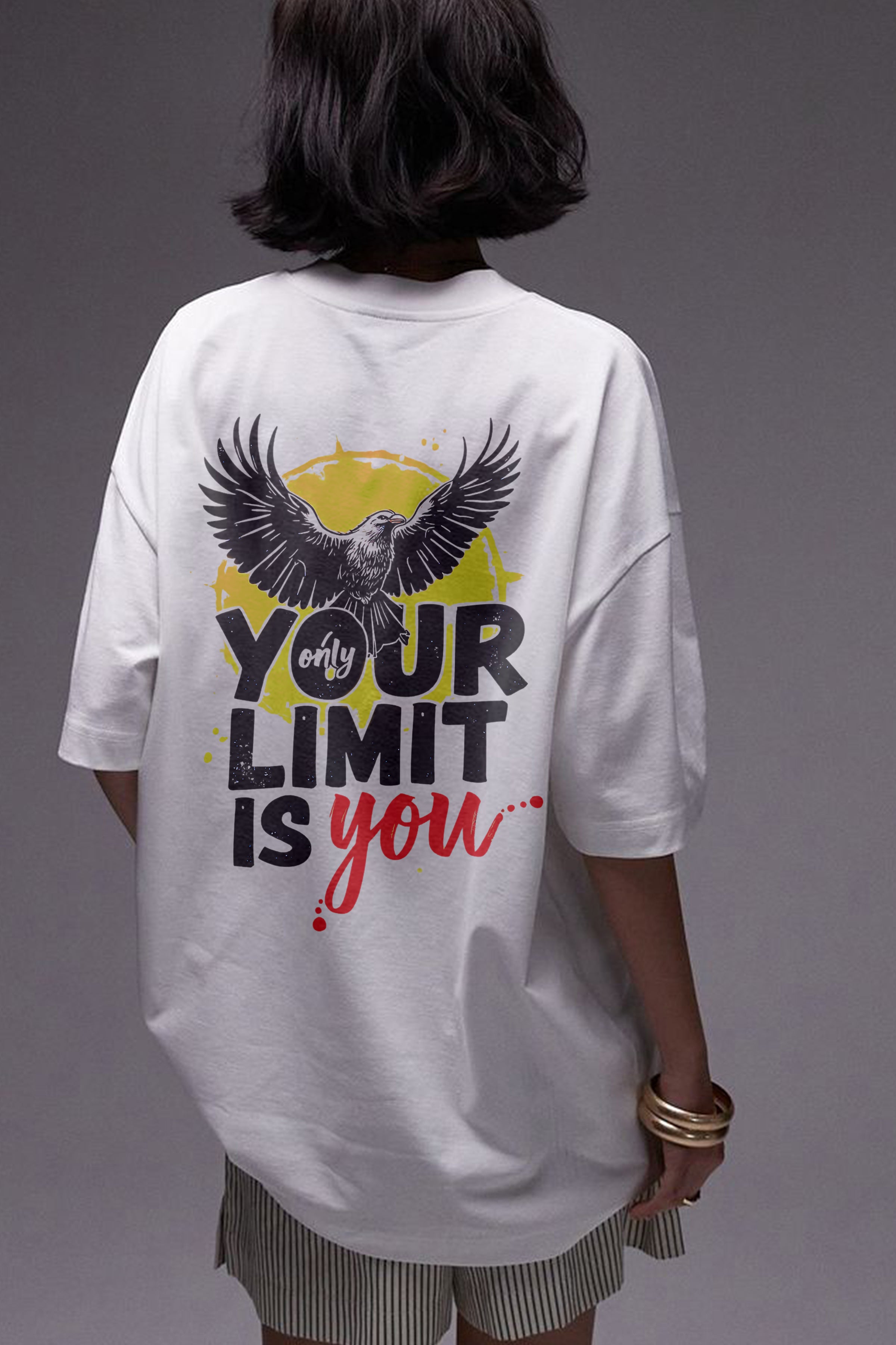 "Your Limit is You" Oversized Unisex T-Shirt