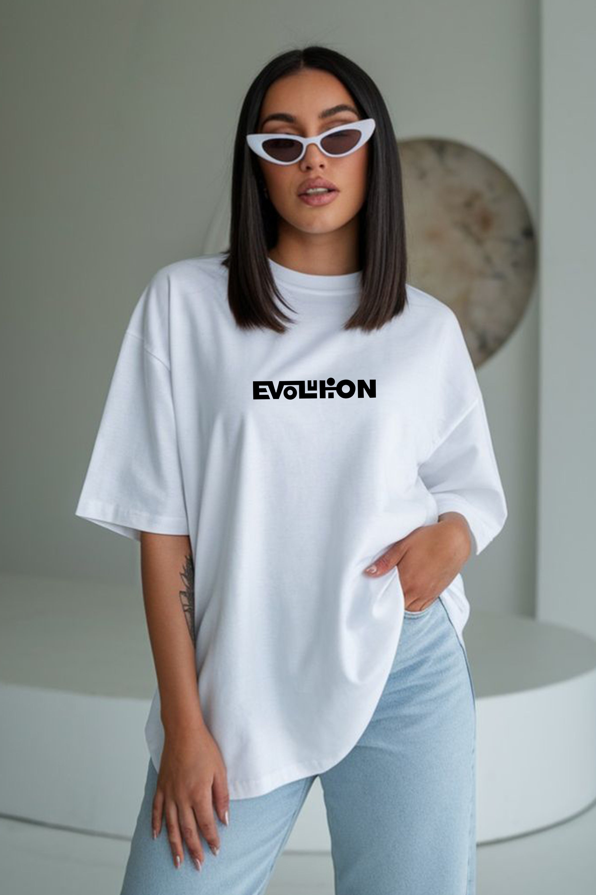"Evolution" Oversized Unisex T-Shirt