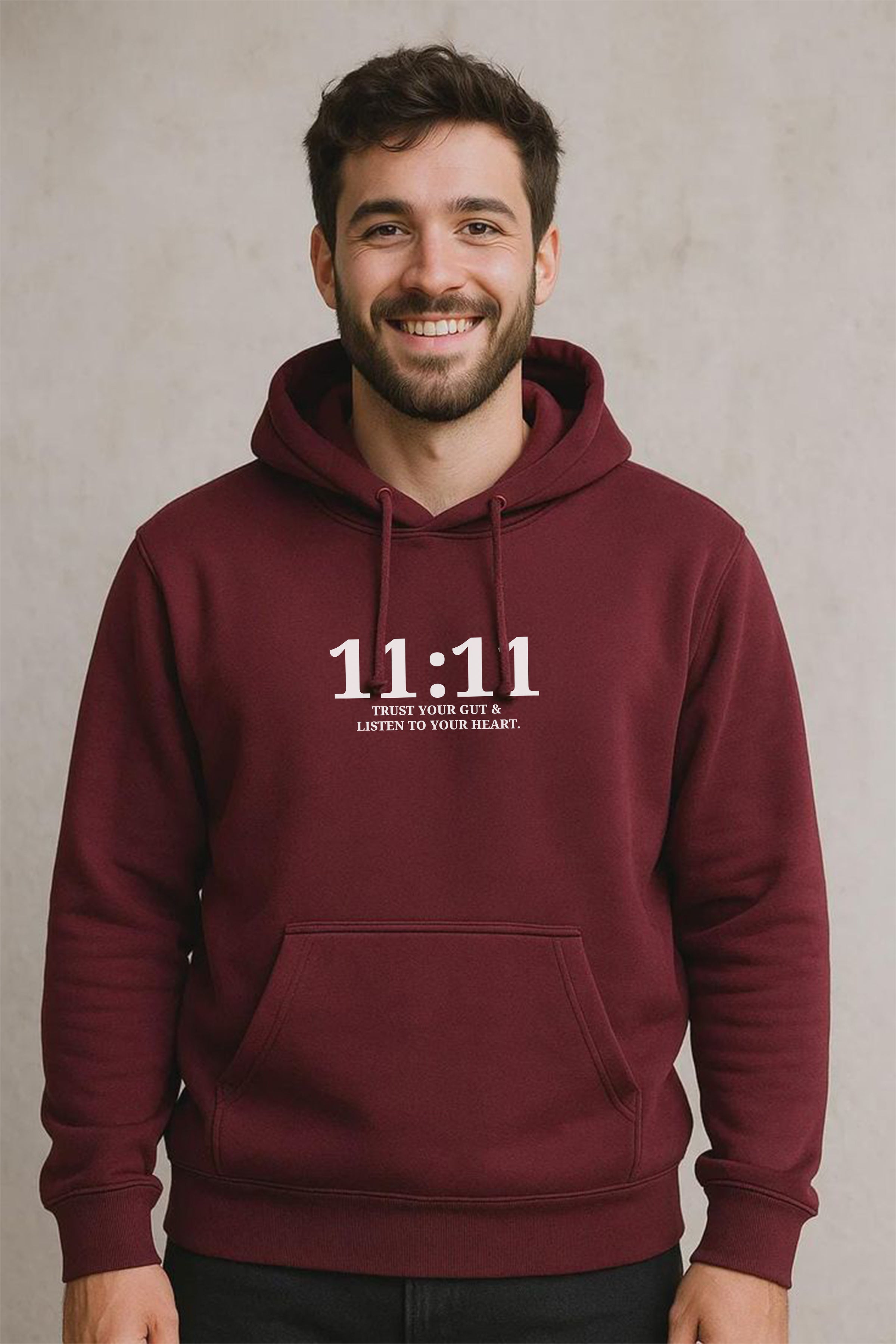 "11:11 Trust Your Gut" Oversized Unisex Hoodie