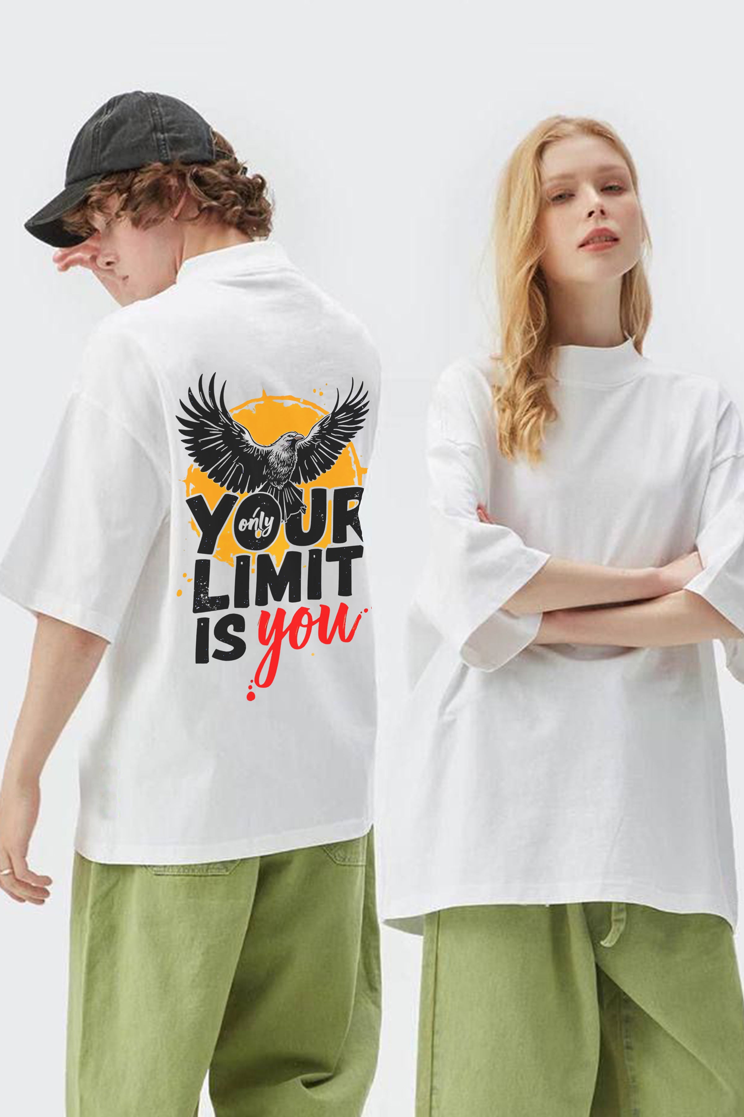 "Your Limit is You" Oversized Unisex T-Shirt