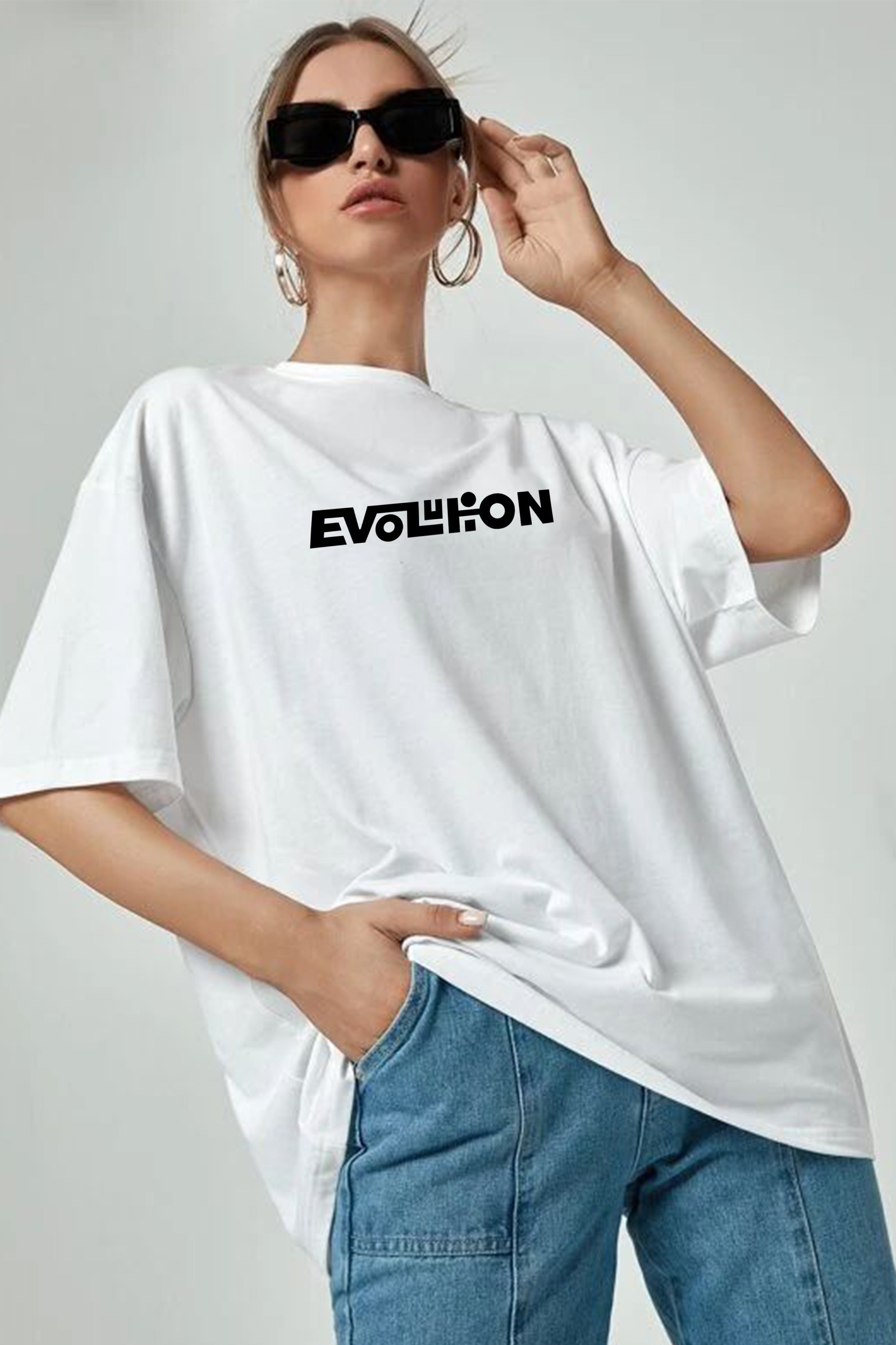 "Evolution" Oversized Unisex T-Shirt