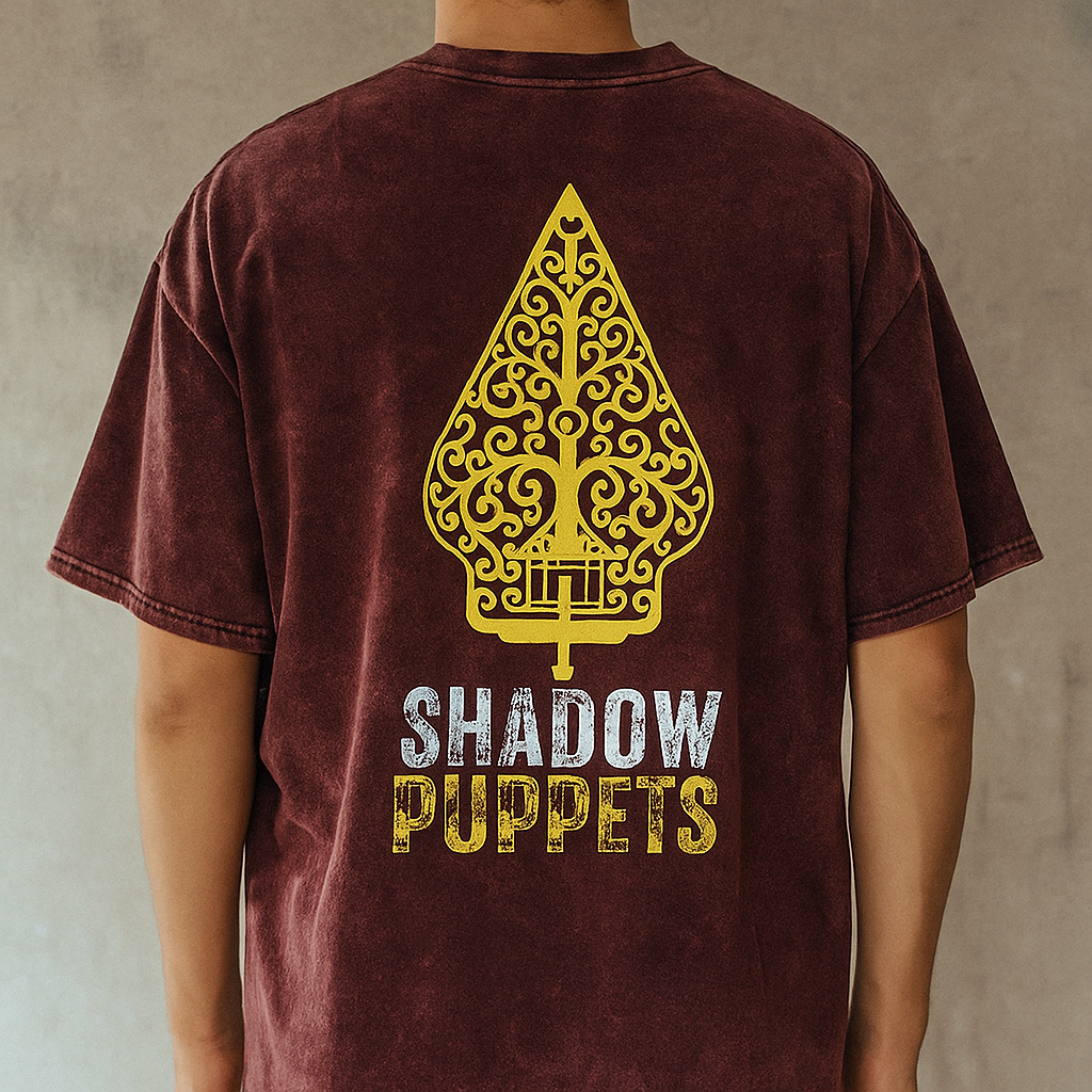 Oversized Shadow Puppets Graphic T-Shirt – Vintage Streetwear Style